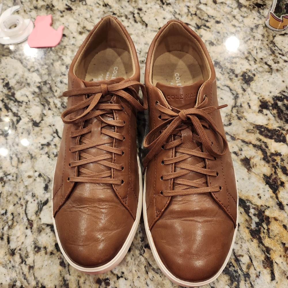 Cole Haan Men's Brown Leather Shoes Size 11